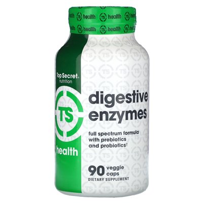Top Secret Nutrition, Health, enzymy trawienne, 90 czapek wegetariańskich Top Secret Nutrition, Health, enzymy trawienne, 90 czapek wegetariańskich