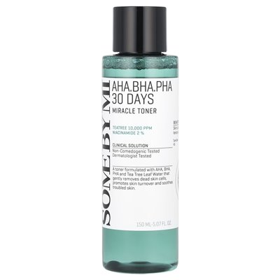 Some by Mi, aha.Bha.PHA 30 Day Miracle Toner, 5.07 fl oz (150 ml)