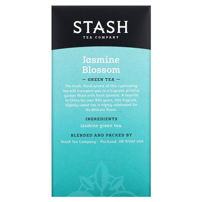 Tea, Green Tea, Jasmine Blossom, 20 Tea Bags, 1.3 oz (38 g)