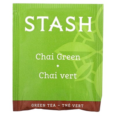 Tea, green tea, chai green, 20 tea bags, 1.3 oz (38 g)
