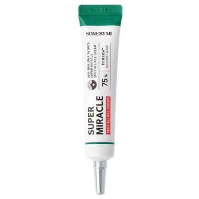 Niektóre autorstwa MI, AHA, BHA, PHA 14 dni Super Miracle Spot All Kill Cream, 1,01 fl oz (30 ml)