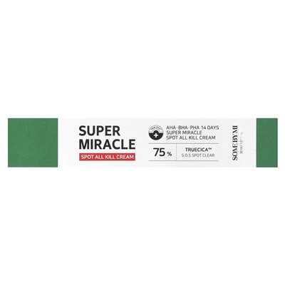 Niektóre autorstwa MI, AHA, BHA, PHA 14 dni Super Miracle Spot All Kill Cream, 1,01 fl oz (30 ml)