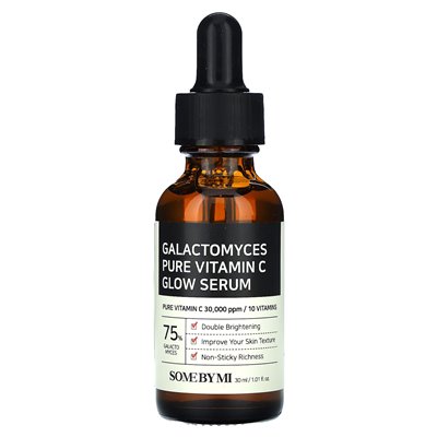 Niektóre według MI, Galactomyces Pure Vitamin Clow Serum, 1,01 Fl Oz (30 ml)