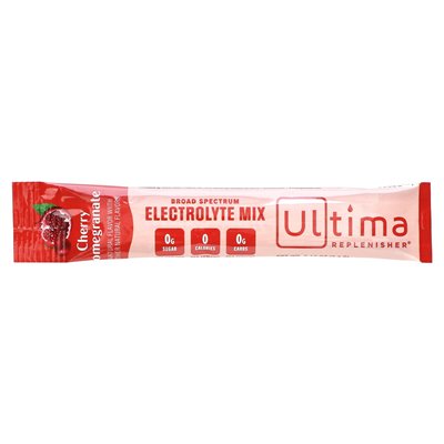 Ultima Replenisher, Electrolite Mix, Cherry Granat, 20 Stickpaks, 0,12 uncji (3,4 g)