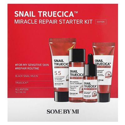 Niektóre autorstwa MI, Slail Truecica Cud Myracle Repair Kit, 4 -częściowy zestaw Niektóre autorstwa MI, Slail Truecica Cud Myracle Repair Kit, 4 -częściowy zestaw