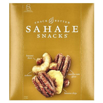 Sahale snacks, glazed mix, banana rum, 9 bags, 1.5 oz (42.5 g)
