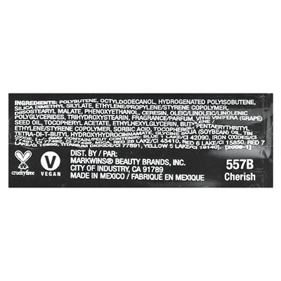 Wet n Wild, Megaslicks, Lip Gloss, 557B Cherish, 0,07 fl oz (2,2 ml)