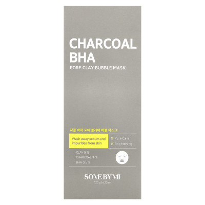 Some by MI, Charcoal BHA, Porenblasen-Tonerde, 120 g (4,23 oz.)