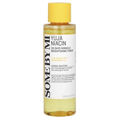 Niektóre autorstwa Mi, Yuja Niacin, 30 dni jasnego cudownego rozjaśniającego toner, 5,07 fl oz (150 ml) Niektóre autorstwa Mi, Yuja Niacin, 30 dni jasnego cudownego rozjaśniającego toner, 5,07 fl oz (150 ml)