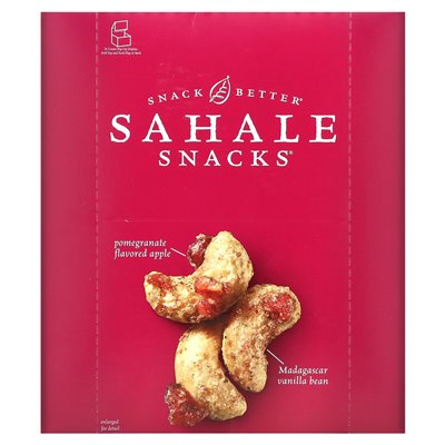 Sahale snacks, glazed mix, cashew vanilla pomegranate, 9 packs, 1.5 oz (42.5 g)