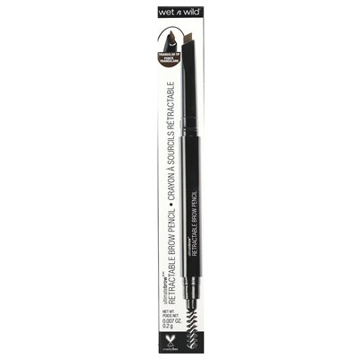 Wet n Wild, Ultimate Brow, chutowany ołówek brwi, 626a popiołu, 0,007 uncji (0,2 g)