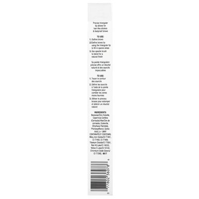 Wet n Wild, Ultimate Brow, Augenbrauenstift, 626a Ash, 0,007 oz (0,2 g)