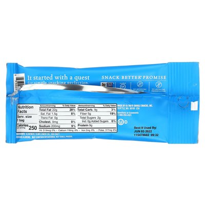 Sahale przekąski, migdały w Kalifornii, suche pieczone, 9 opakowań, 1,5 uncji (42,5 g)