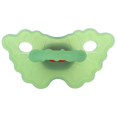 Razbaby, Raz-Bere Teether, 3 miesiące+, zielony/czerwony, 1 liczba