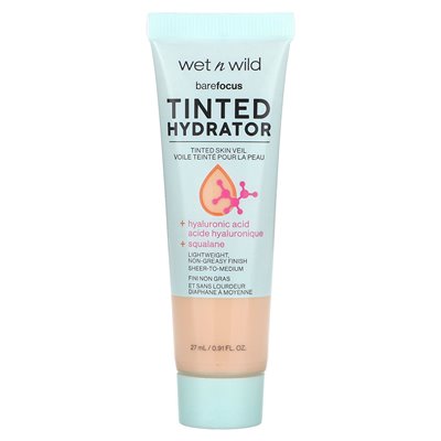 Wet n Wild, Barefocus, zabarwiony hydrator, 1114059 porcelana, 0,91 fl oz (27 ml)
