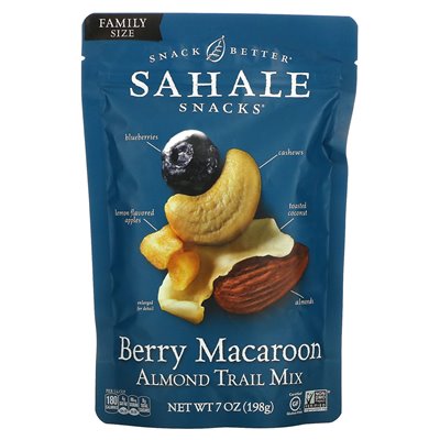 Sahale Snacks, Almond Trail Mix, Berry Macaroon, 7 uncji (198 g)