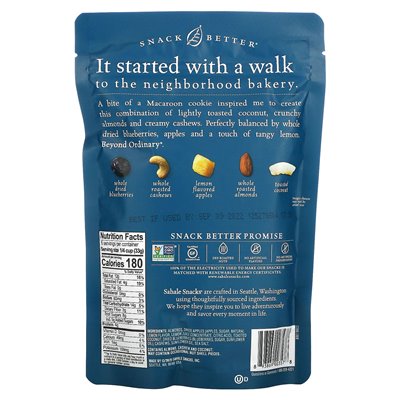 Sahale Snacks, Almond Trail Mix, Berry Macaroon, 7 uncji (198 g)