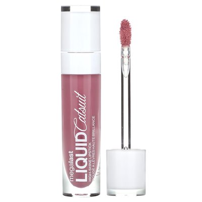 Wet n Wild, Megalast, ciekł Catsuit, szminka o wysokiej błyszczącej, 943B Chic Got Real, 0,2 uncji (5,7 g)
