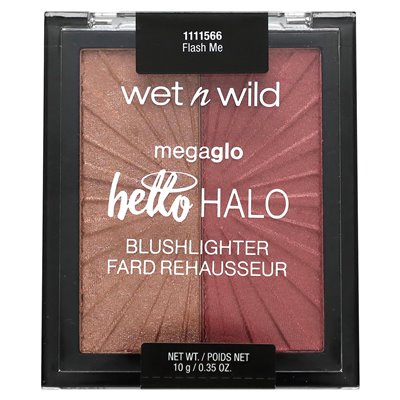 Wet N Wild, Megaglo, Hello Halo Blushtelghter, 1111566 Flash Me, 0.35 oz (10 g)
