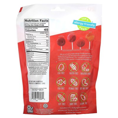 Yumearth, organiczne pops, różne smaki, 20 Pops, 4,3 uncji (124 g)