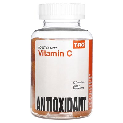 T-RQ, Adult Gummy, Vitamin C, Orange, 60 Gummies T-RQ, Adult Gummy, Vitamin C, Orange, 60 Gummies