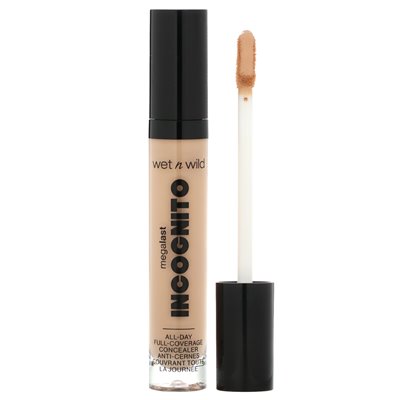 Wet n Wild, Megalast, Incognito, All Day Full Concealer, 1111902 Light Light, 0.18 fl oz (5.5 ml) Wet n Wild, Megalast, Incognito, All Day Full Concealer, 1111902 Light Light, 0.18 fl oz (5.5 ml)