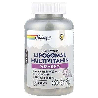 Solaray, hochwirksames liposomales Multivitaminpräparat für Frauen, 120 pflanzliche Kapseln