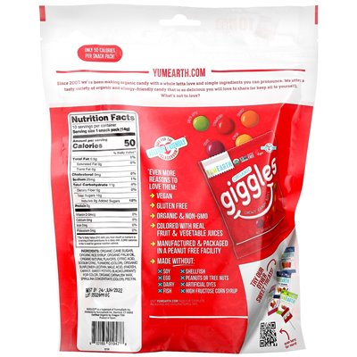 Yumearth, Organic Chew, 10 Snack Packs, 0.5 oz (14 g)