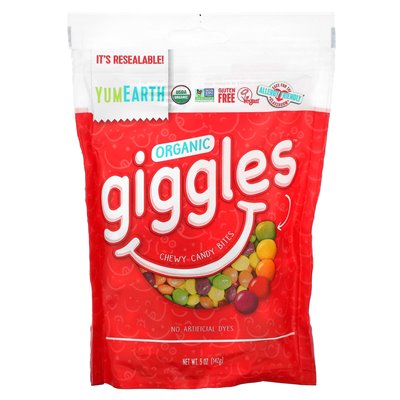 Yumearth, Bio-Giggle, zähe Bonbon-Happen, 5 Unzen (142 G)