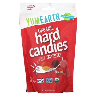 Yumearth, Organic Hard Candy, Favorite, 3.3 oz (93.6 g)