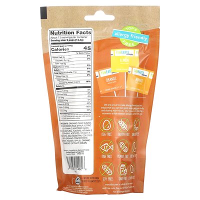 Yumearth, Ultimate, Bio-Antidokidant-Lutscher, Mango, Orange, Zitrone, 15 Lutscher, 3,3 Unzen (93 g)