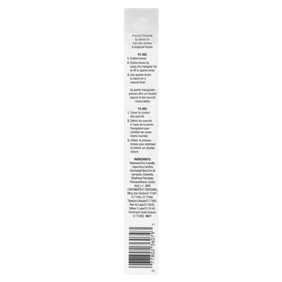 Wet n Wild, Ultimate Brow ™, chowany ołówek do brwi, 627a średnio brązowy, 0,007 uncji (0,2 g)