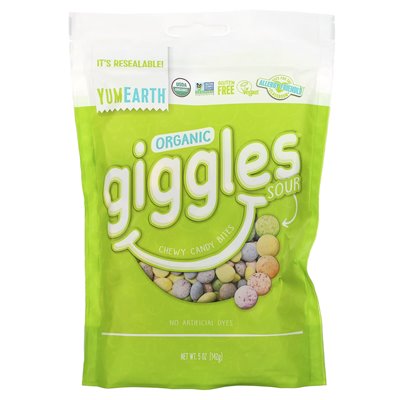 Yumearth, organic giggle, sour, 5 oz (142 g)