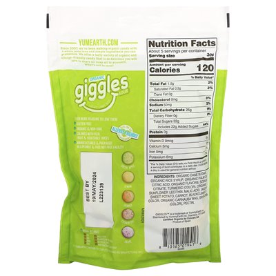 Yumearth, organic giggle, sour, 5 oz (142 g)