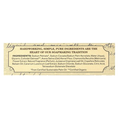 The Grandpa Soap Co., Face & Body Bar mydel, płatki owsiane, 4,25 uncji (120 g) The Grandpa Soap Co., Face & Body Bar mydel, płatki owsiane, 4,25 uncji (120 g)