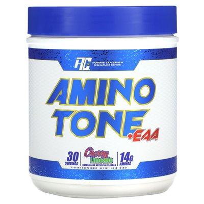 Ronnie Coleman, Signature Series, Amino Tone + EAA, Cherry Limeade, 1.2 lb (540 g) Ronnie Coleman, Signature Series, Amino Tone + EAA, Cherry Limeade, 1.2 lb (540 g)