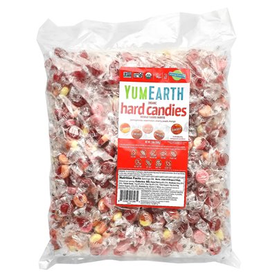 Yumearth, organiczne cukierki twarde, różne, 3,5 funta (1588 g)