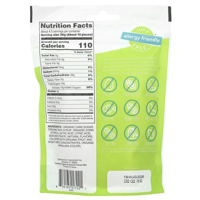 Yumearth, Organic Sour Littles, weiche Kaubonbons, Erdbeere, blaue Himbeere, Zitrone, 5 oz (142 g)