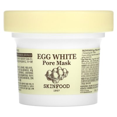 SkinFood, maska piękności w białych białych jajach, 4,23 uncji (120 g) SkinFood, maska piękności w białych białych jajach, 4,23 uncji (120 g)