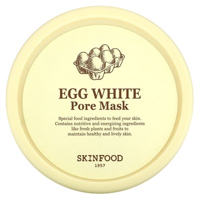 SkinFood, maska piękności w białych białych jajach, 4,23 uncji (120 g) SkinFood, maska piękności w białych białych jajach, 4,23 uncji (120 g)