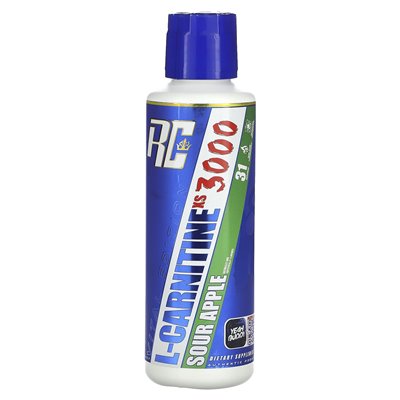 Ronnie Coleman, Vital Edition, L-Carnitine XS 3000, Sour Apple, 16 Fl Oz (473,28 ml)