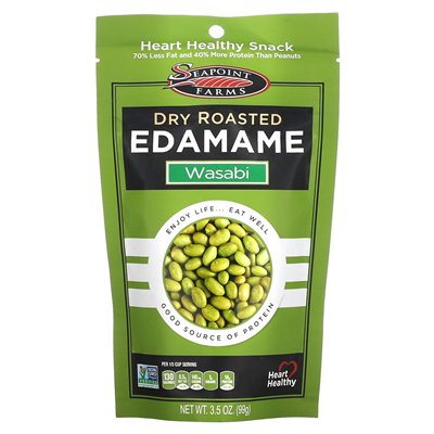 Seapoint Farms, trocken geröstete Edamame, Wasabi, 3,5 oz (99 g)