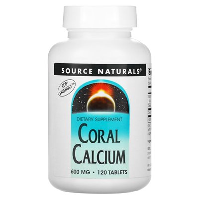 Natural Source, Korallenkalzium, 1200 mg, 120 Tabletten (600 mg pro Tablette)