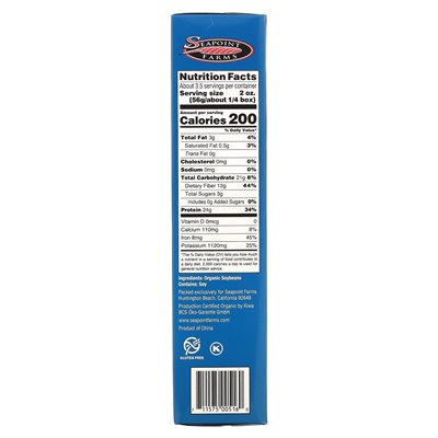 Seapoint Farms, ekologiczna edamame fettuccine, 7,05 uncji (200 g) Seapoint Farms, ekologiczna edamame fettuccine, 7,05 uncji (200 g)