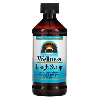 Źródło Naturals, Wellness, Syrop Kaszel, 8 Fl Oz (236 ml)