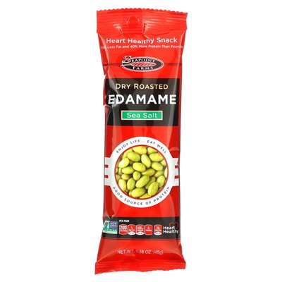 SEAPINT FARMS, trocken geröstete Edamame, Meersalz, 12 Packungen, 1,58 oz (45 g)