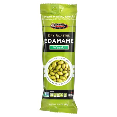 Seapoint Farms, sucha pieczona edamame, Wasabi, 12 opakowań, 1,58 uncji (45 g) Seapoint Farms, sucha pieczona edamame, Wasabi, 12 opakowań, 1,58 uncji (45 g)
