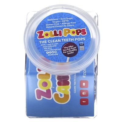 Zollipops, czyste zęby wyskakują, różnorodne, 5,2 uncji, ok.23 Pops