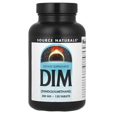 Źródło Naturals, Dim, 200 mg, 120 tabletek