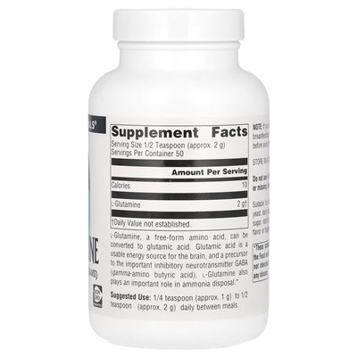 Source Naturals, L-Glutaminpulver, 3,53 oz (100 g)